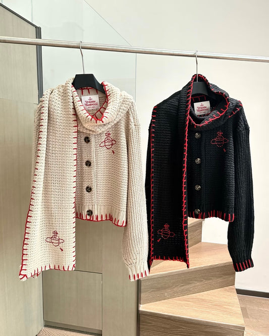 Vivienne Westwood 2025最新日本限定 毛衣連頸巾套裝 [日本直送!]