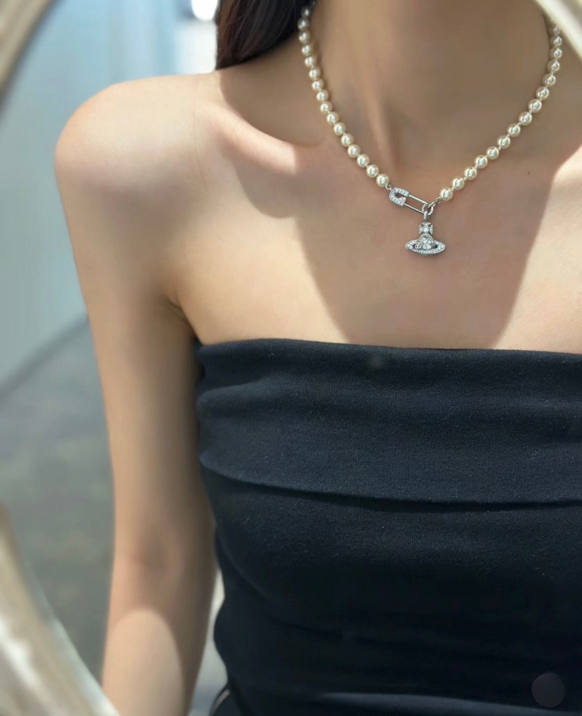 Vivienne Westwood Lucrece Orb Pearl Necklace [Jennie同款!]