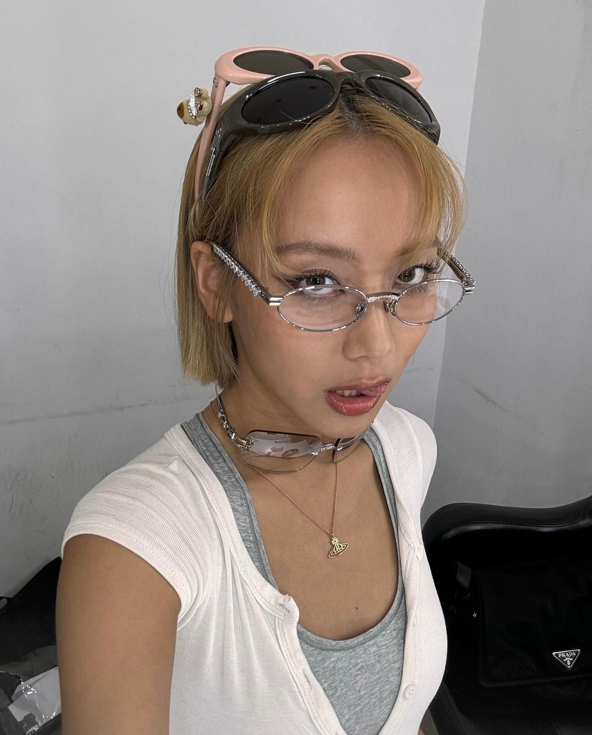 Vivienne Westwood Thin Lines Flat Orb Necklace [已停產! Marf同款S SIZE GOLD!]