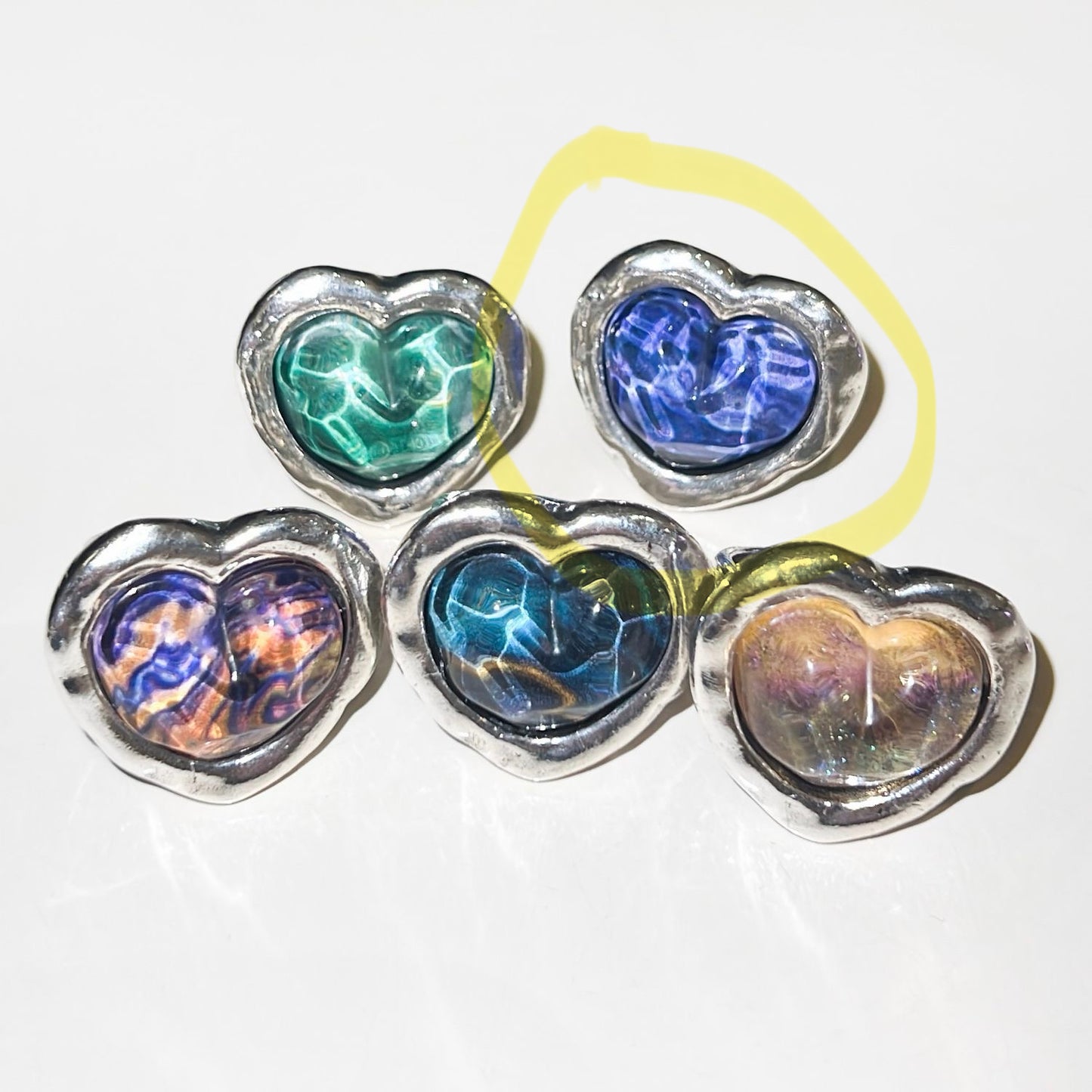 Otro Accesorio 西班牙手工飾物 - Galaxy Heart Ring [寶石戒指顏色美極 可自行調節!]