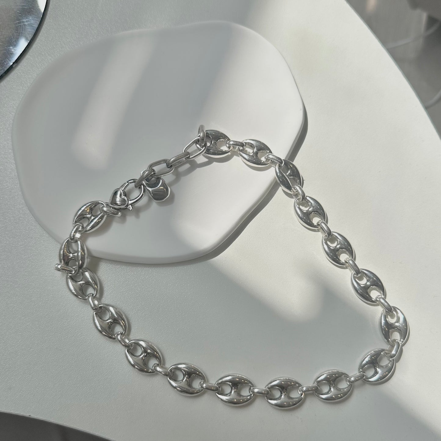 Otro Accesorio 西班牙手工飾物 - Anchor Chained Necklace 豬鼻扣扣頸鏈