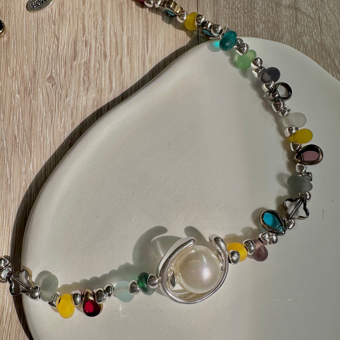 Otro Accesorio 西班牙手工飾物 - Rainbow Pearl Choker 大珍珠彩色串珠頸鏈