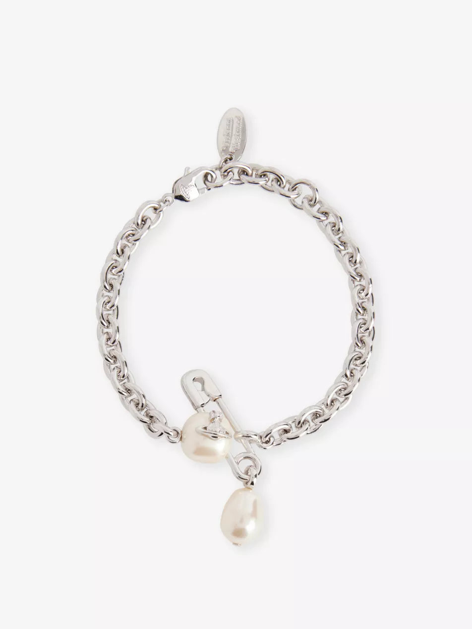 Vivienne Westwood Claude Bracelet 扣針珍珠手鏈