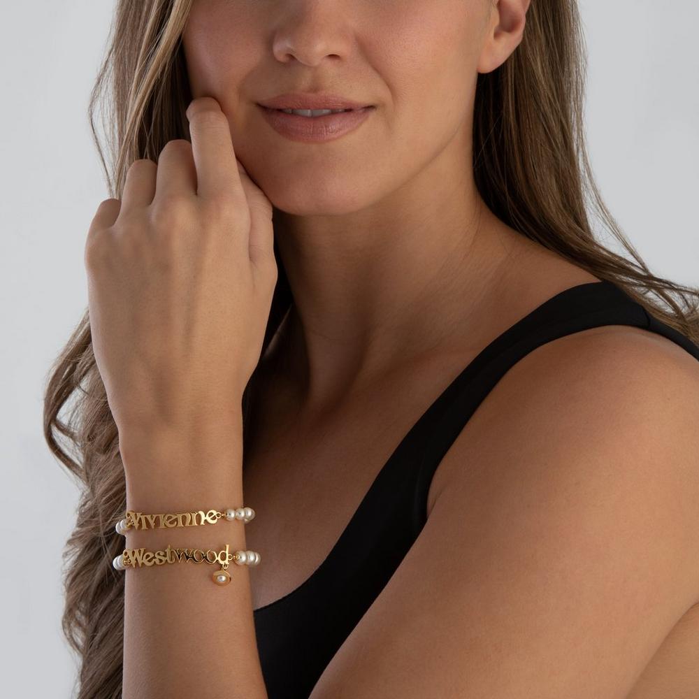 Vivienne Westwood Amelia Pearl Bracelet GOLD 雙層手鏈 [最新上架! 兩件裝性價比超高]