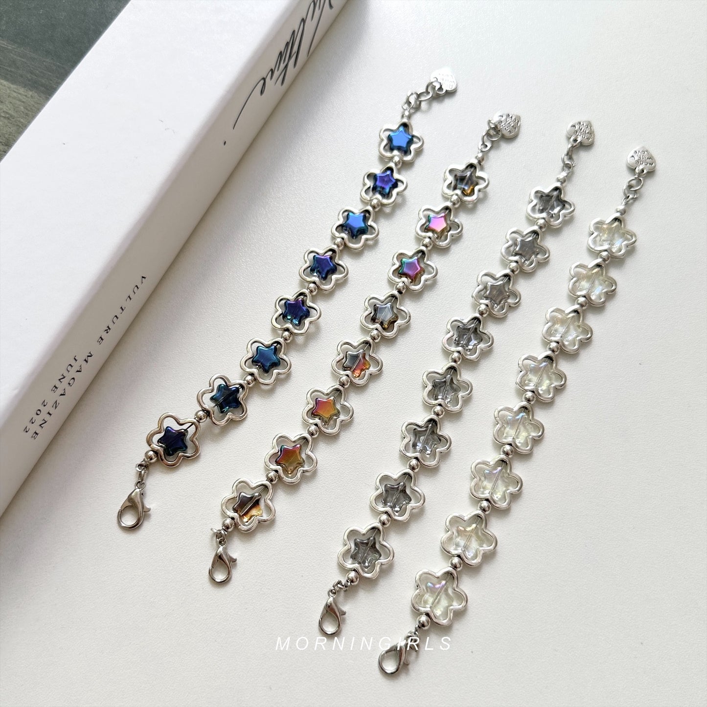 Otro Accesorio 西班牙手工飾物 - Flower & Star Layered Bracelet