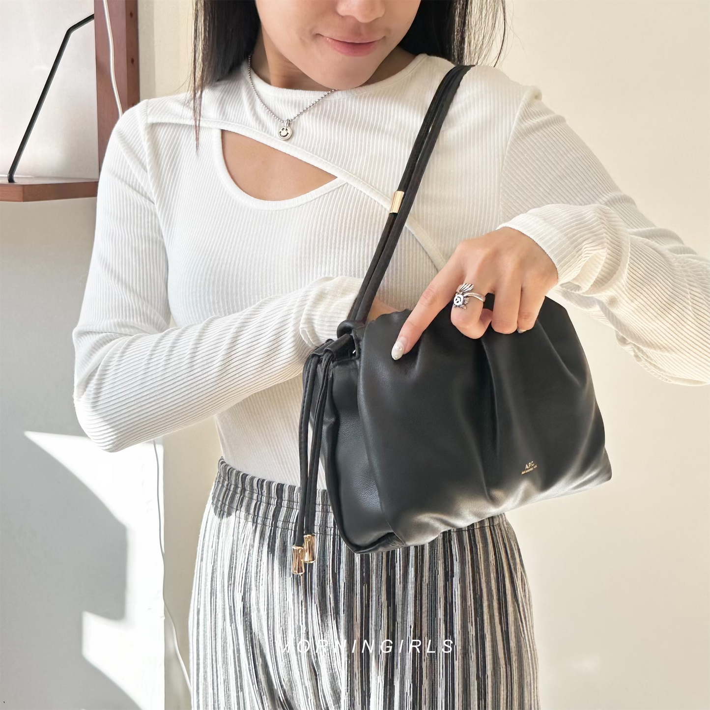 A.P.C. Ninon Shoulder Mini Bag [已停產 黑色最後一個現貨 完售下架!]