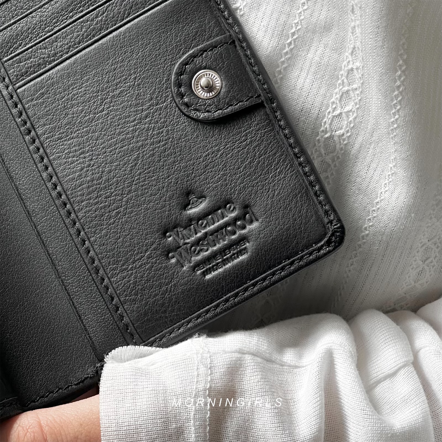 Vivienne Westwood Black Injected Orb Wallet