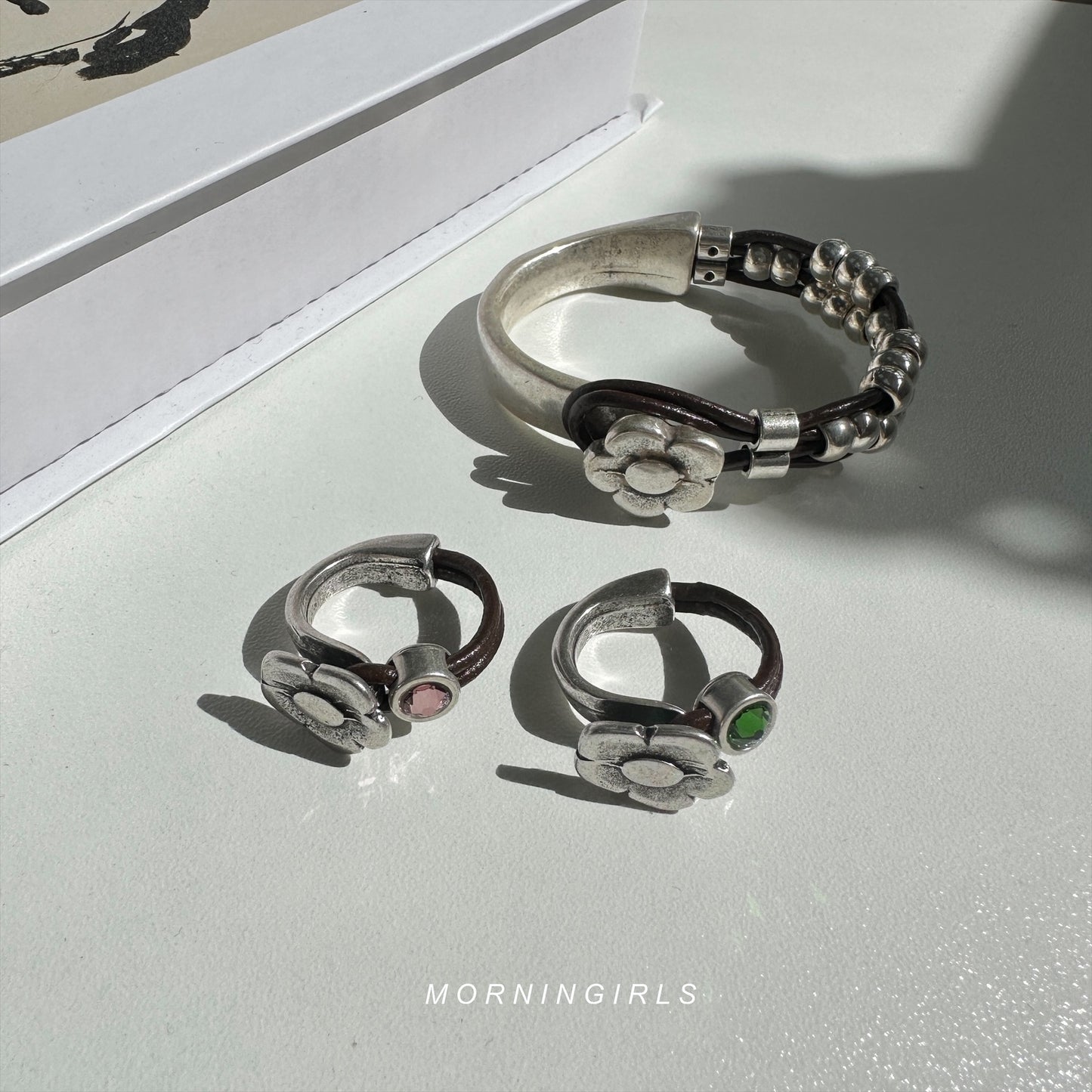 Otro Accesorio 西班牙手工飾物 - Flower Leather Ring