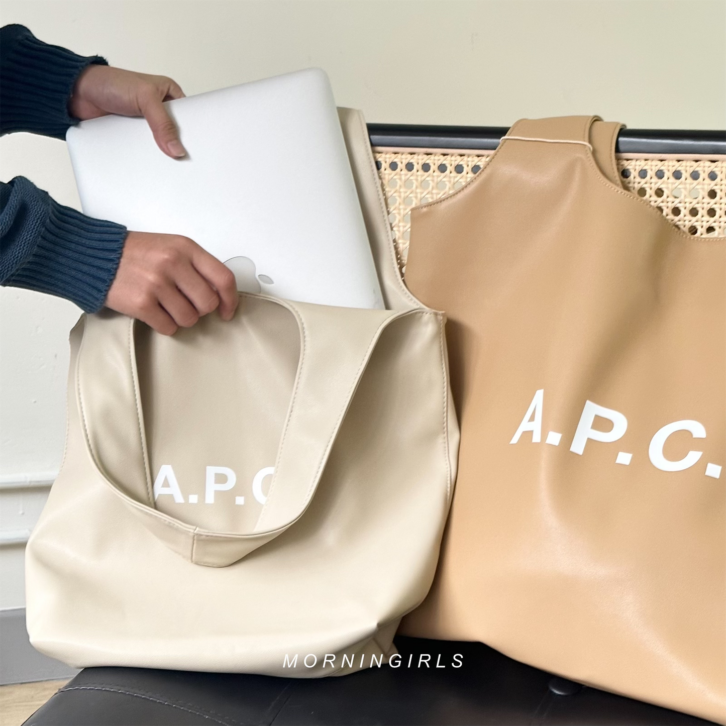 A.P.C. Ninon Tote Bag [SMALL] [可放A4尺寸!]