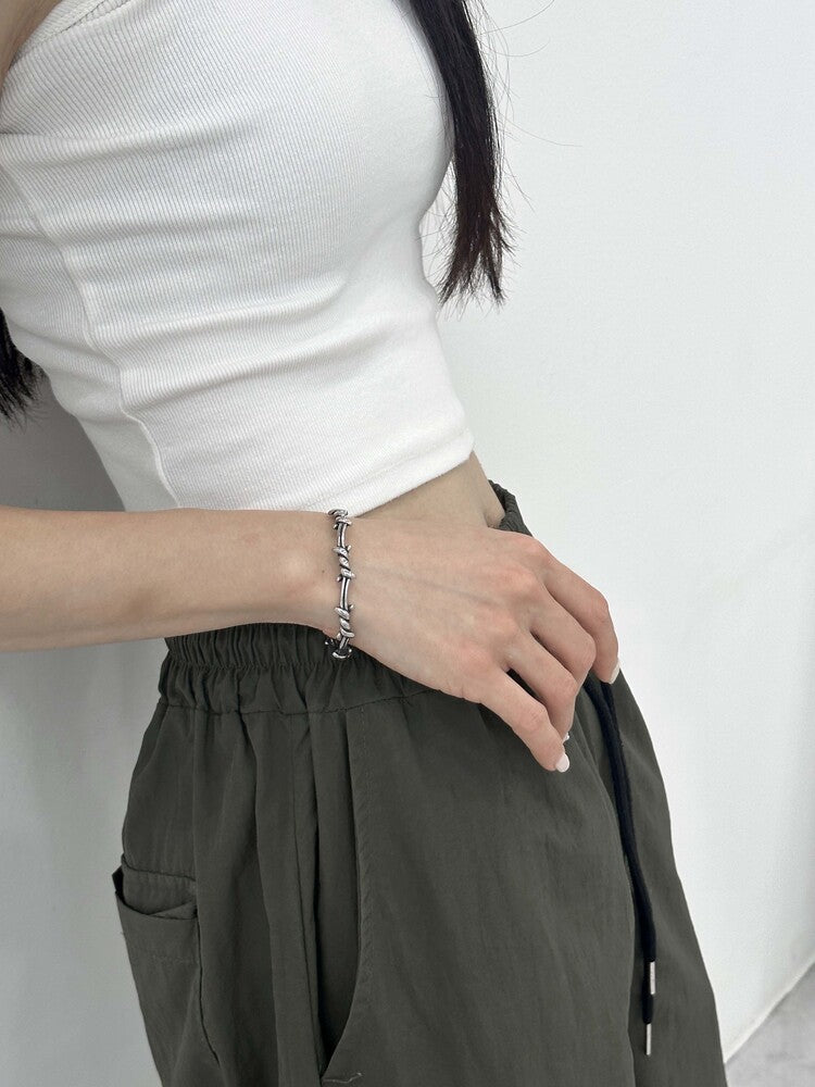 韓國OFUSE Thorn Bangle Bracelet [BABYMONSTER ASA/aespa Giselle同款]