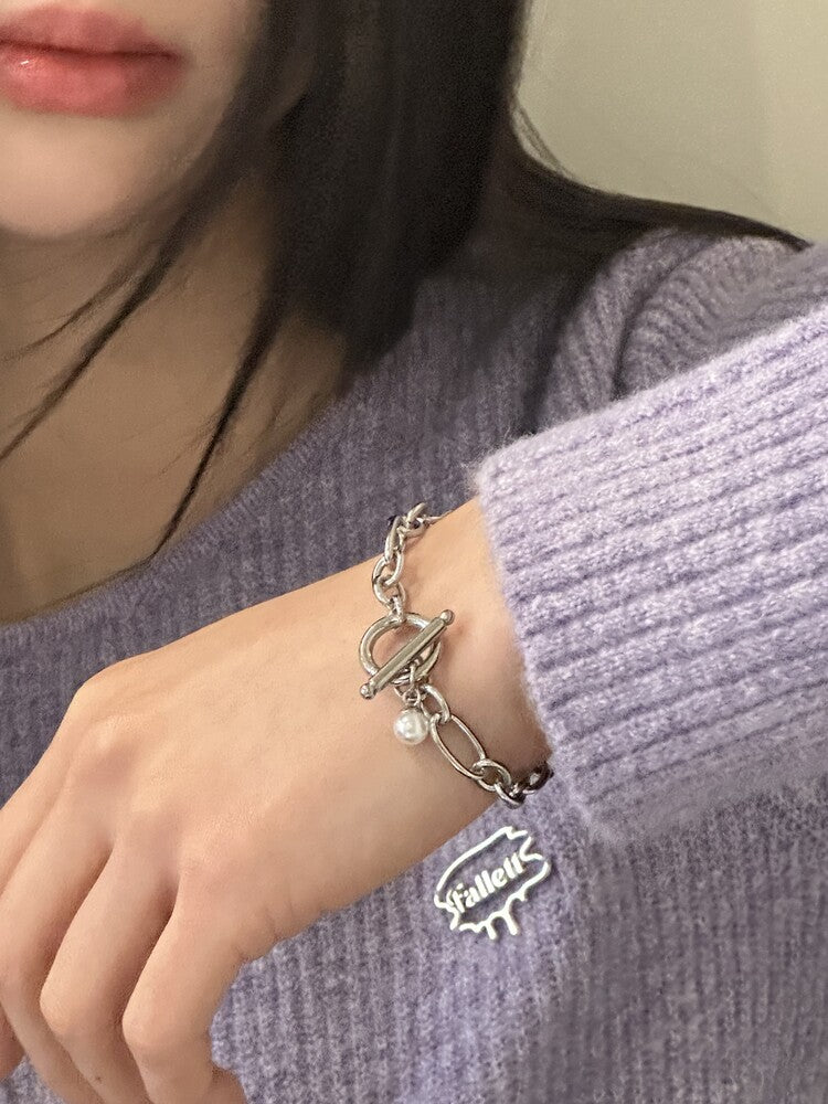 韓國OFUSE Pearl Drop Bracelet