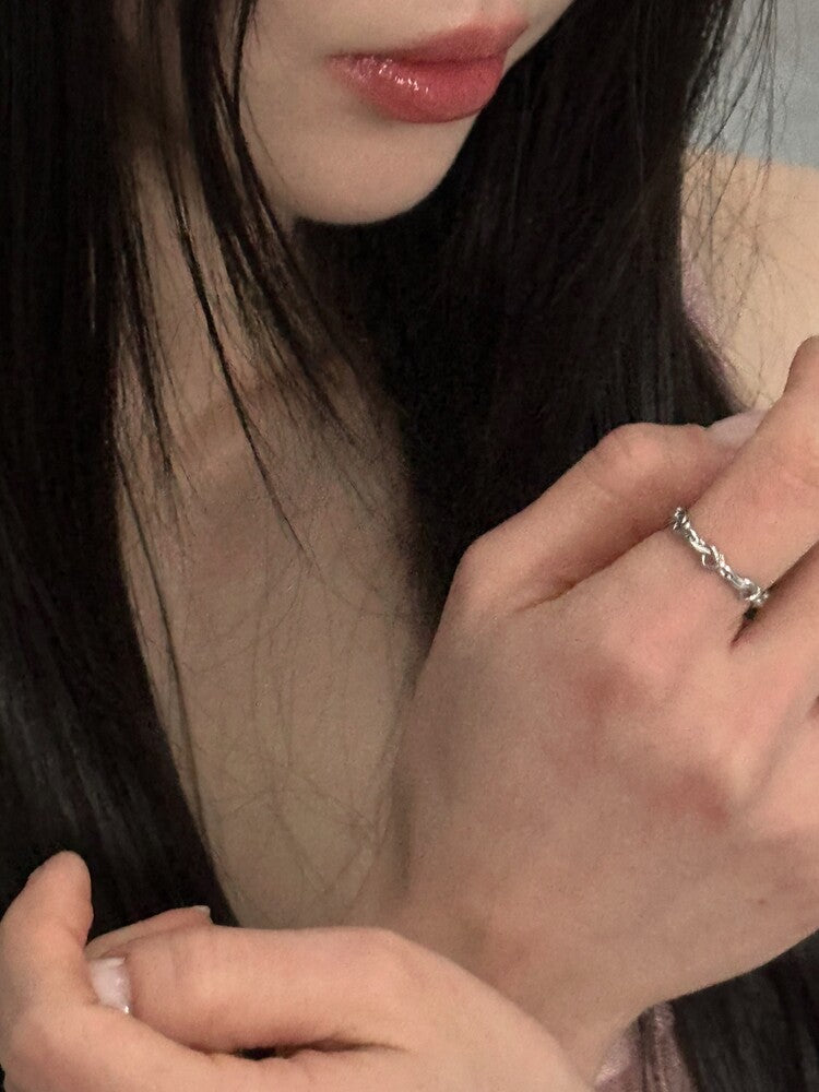韓國OFUSE Heart Knot Ring
