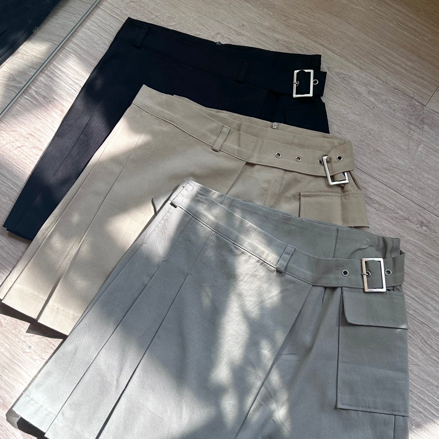 Belted Cargo Skirt [門市搬遷清貨限時優惠$129!]