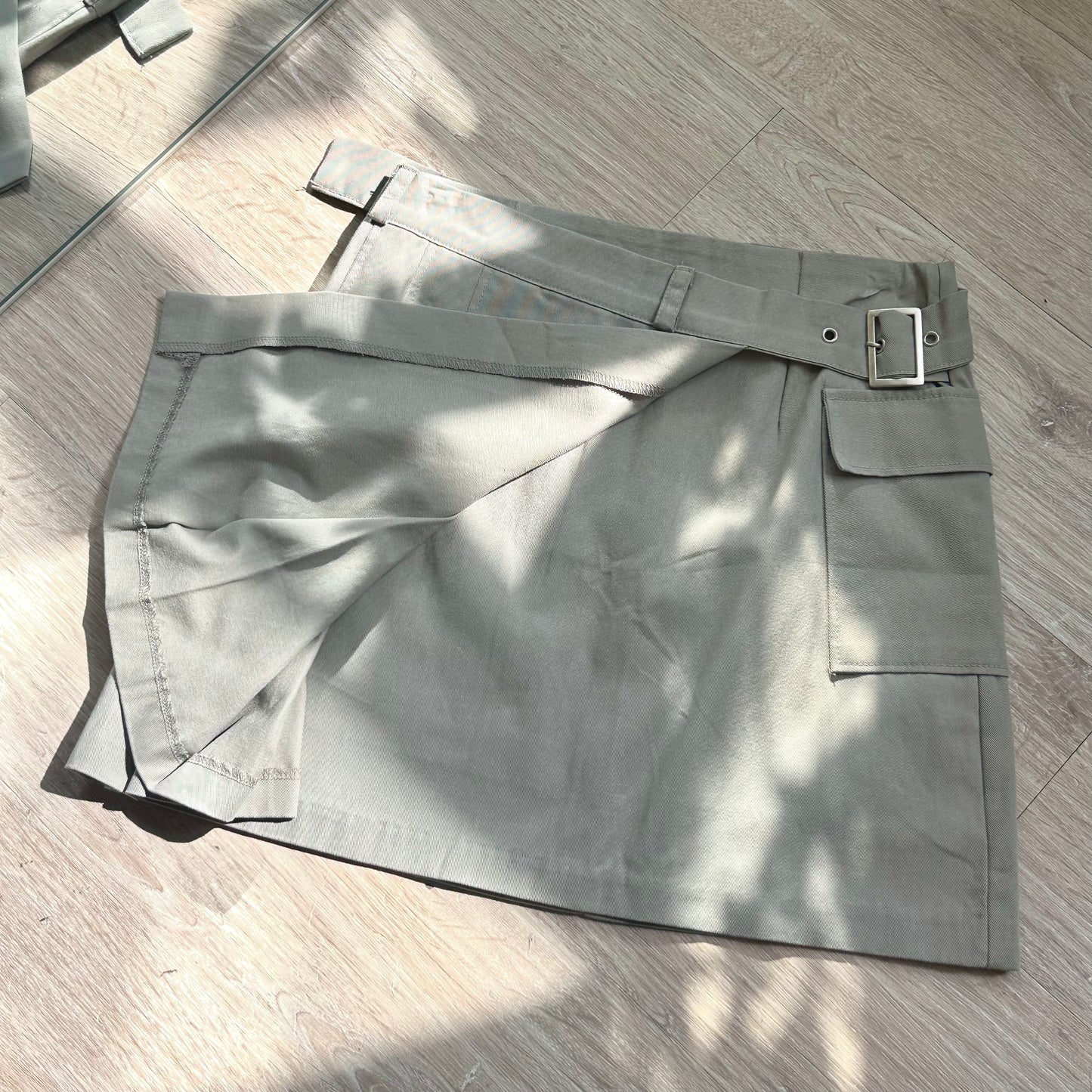 Belted Cargo Skirt [門市搬遷清貨限時優惠$129!]