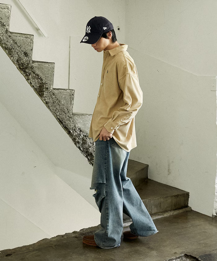 U.S. POLO ASSN. X PUBLUX寬鬆燈芯絨恤衫 [男女可穿unisex 新品優惠中]