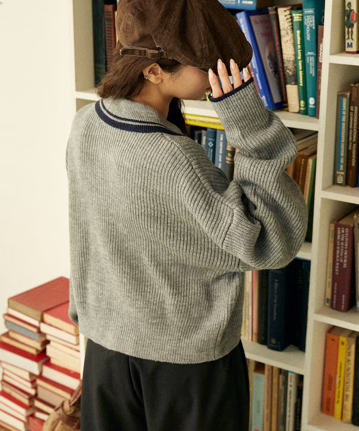 U.S. POLO ASSN. X PUBLUX 大人氣企領針織雙拉鍊外套 [日本直送新品優惠中]