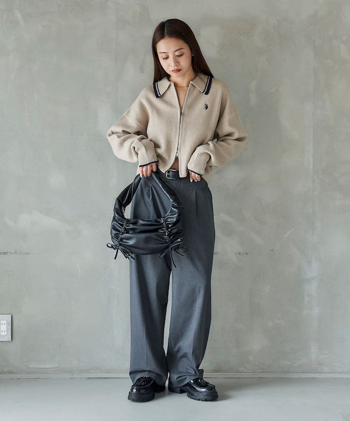 U.S. POLO ASSN. X PUBLUX 大人氣企領針織雙拉鍊外套 [日本直送新品優惠中]