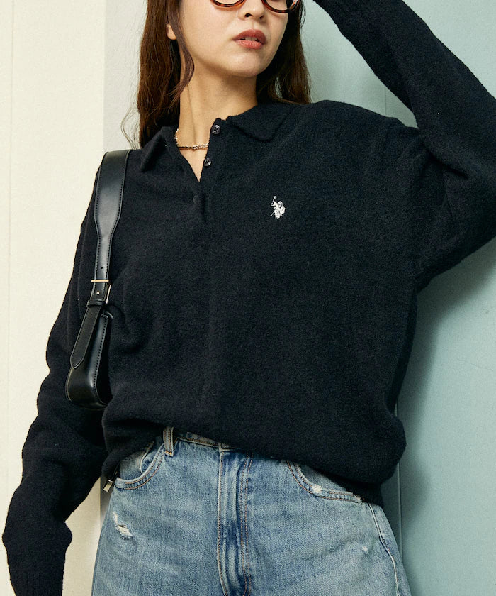 U.S. POLO ASSN. X PUBLUX 柔軟針織Polo上衣 [UNISEX日本直送新品優惠中]