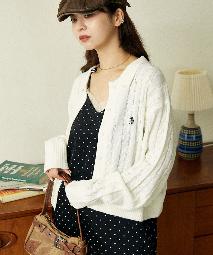 U.S. POLO ASSN. X PUBLUX 大人氣企領針織鈕扣毛衣 [日本直送 限量新品現貨優惠 完售即止!]