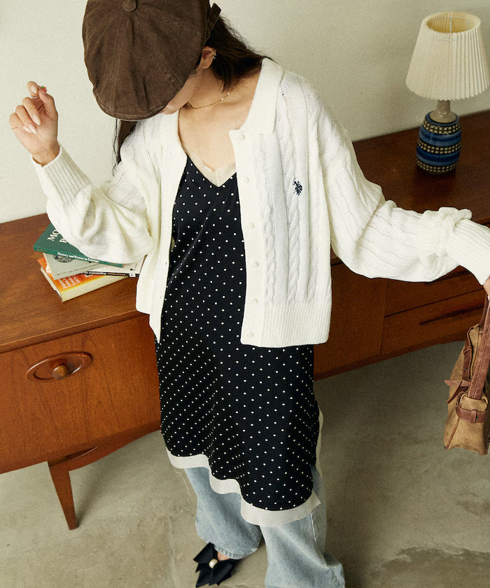 U.S. POLO ASSN. X PUBLUX 大人氣企領針織鈕扣毛衣 [日本直送 限量新品現貨優惠 完售即止!]