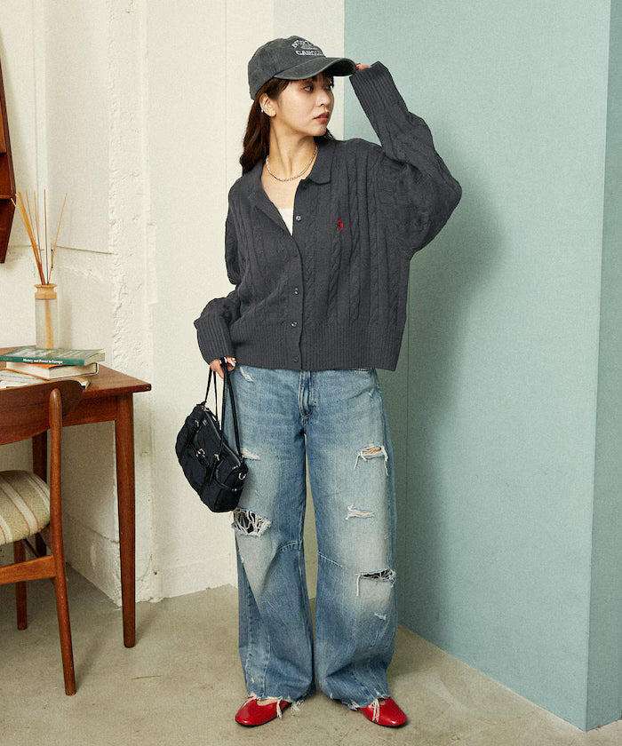 U.S. POLO ASSN. X PUBLUX 大人氣企領針織鈕扣毛衣 [日本直送 限量新品現貨優惠 完售即止!]