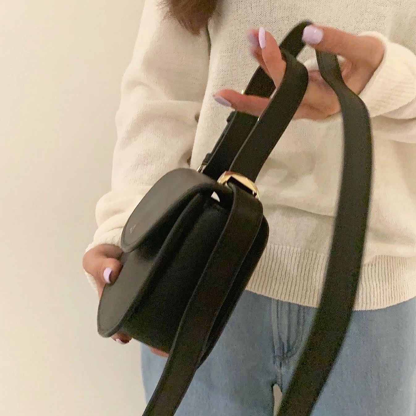 A.P.C. Geneve Bag 馬鞍包 [MINI] [黑色復古啡折扣中!]
