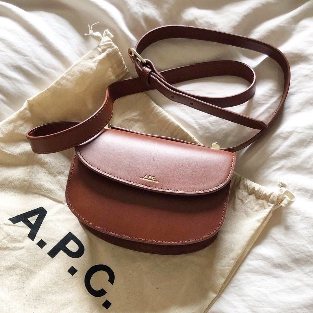 A.P.C. Geneve Bag 馬鞍包 [MINI] [黑色復古啡折扣中!]