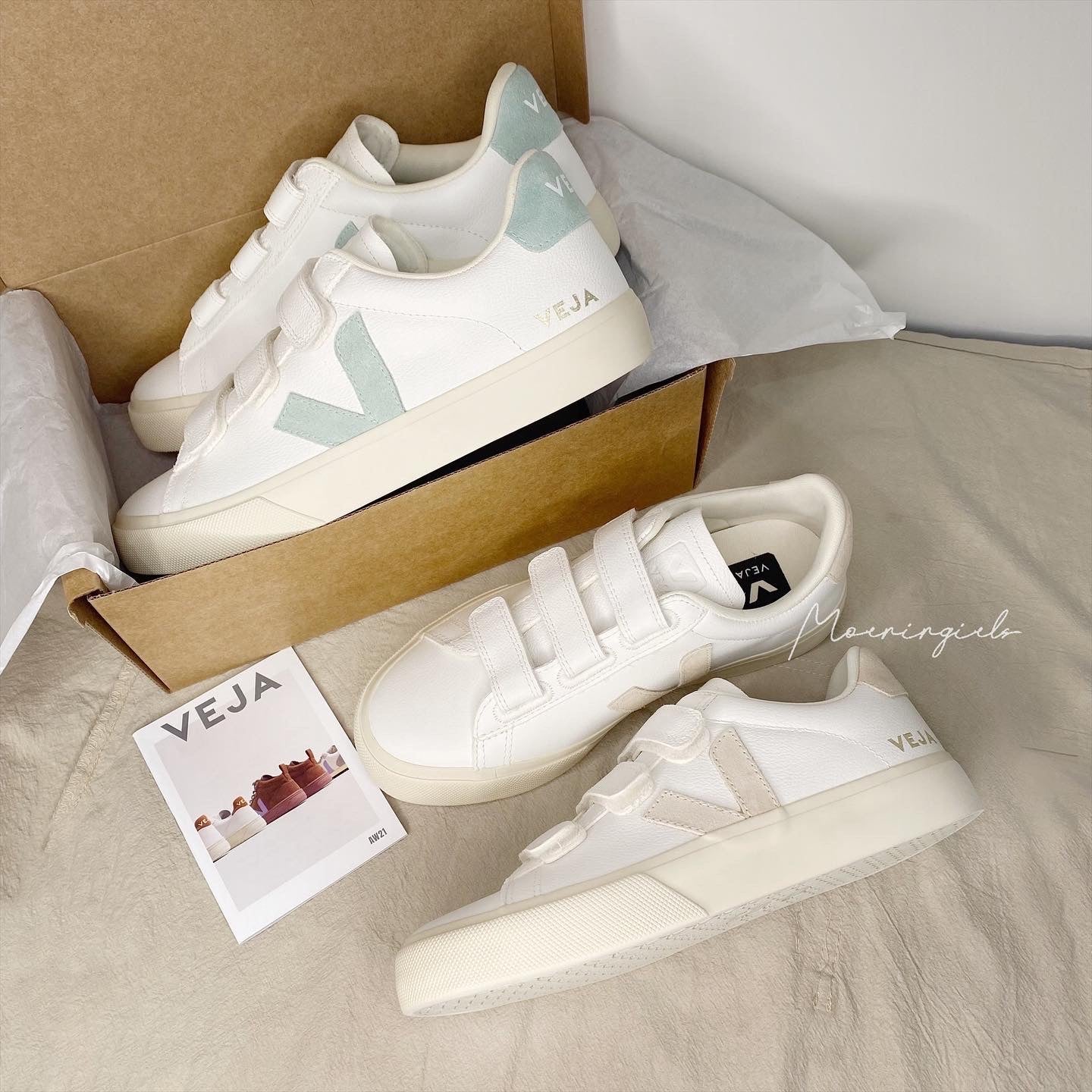 VEJA法國小白鞋 Recife 魔術貼系列 [多色入手!]