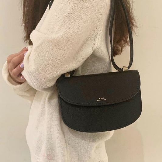 A.P.C. Geneve Bag 馬鞍包 [MINI] [黑色復古啡折扣中!]