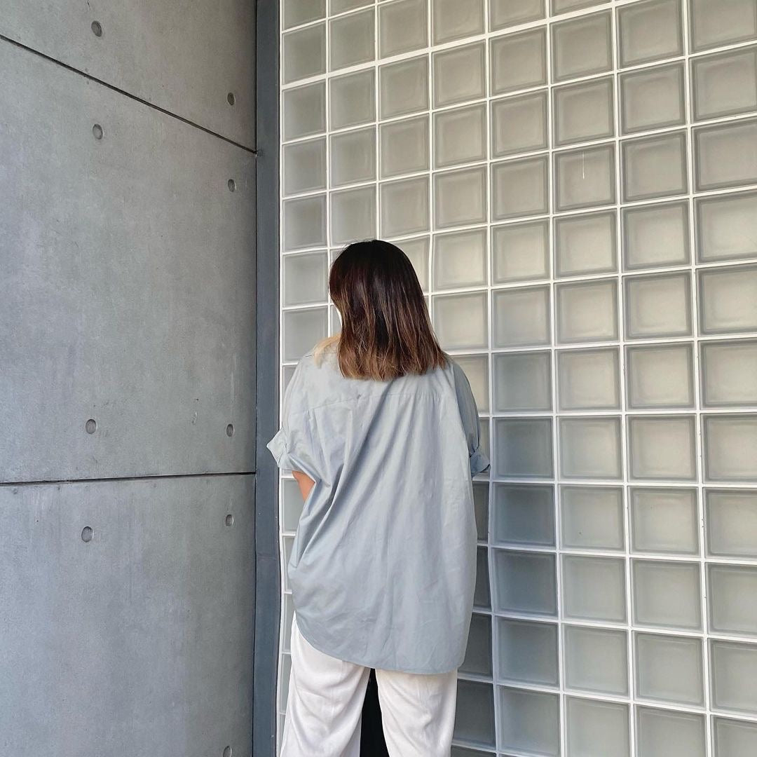 Oversize Boyfriend Cotton Shirt 2色入 [門市搬遷清貨限時優惠$149!]