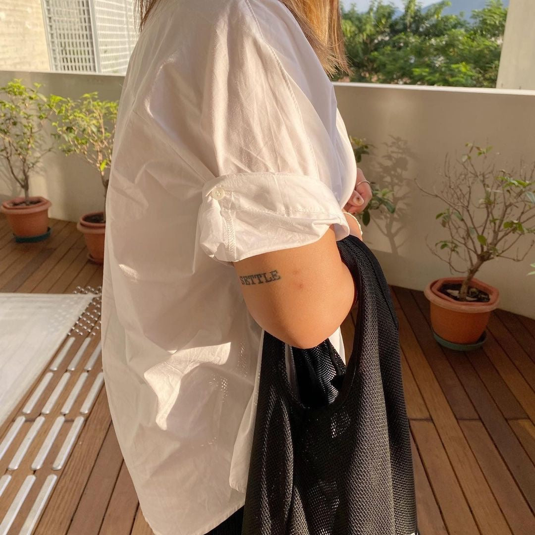 Oversize Boyfriend Cotton Shirt 2色入 [門市搬遷清貨限時優惠$149!]