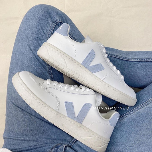 VEJA法國小白鞋 V12 BABY BLUE